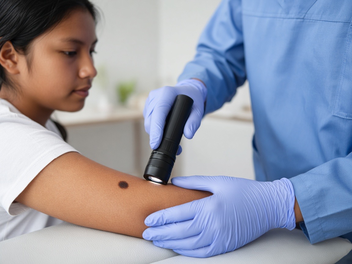 Evaluación pediátrica y dermatológica